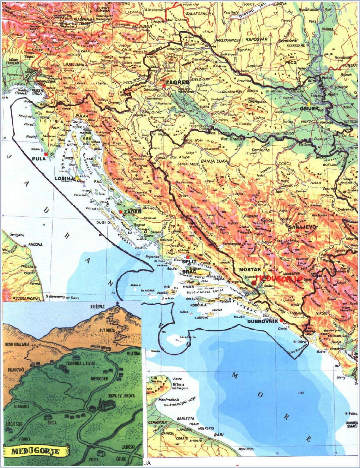 bản đồ của mẹ. Bosnia Vi