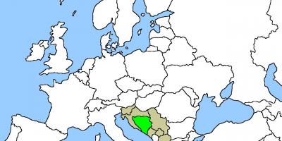 Bản đồ của Bosnia vị trí trên 