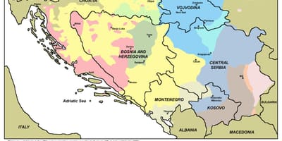 Bản đồ của hạc Bosnia 